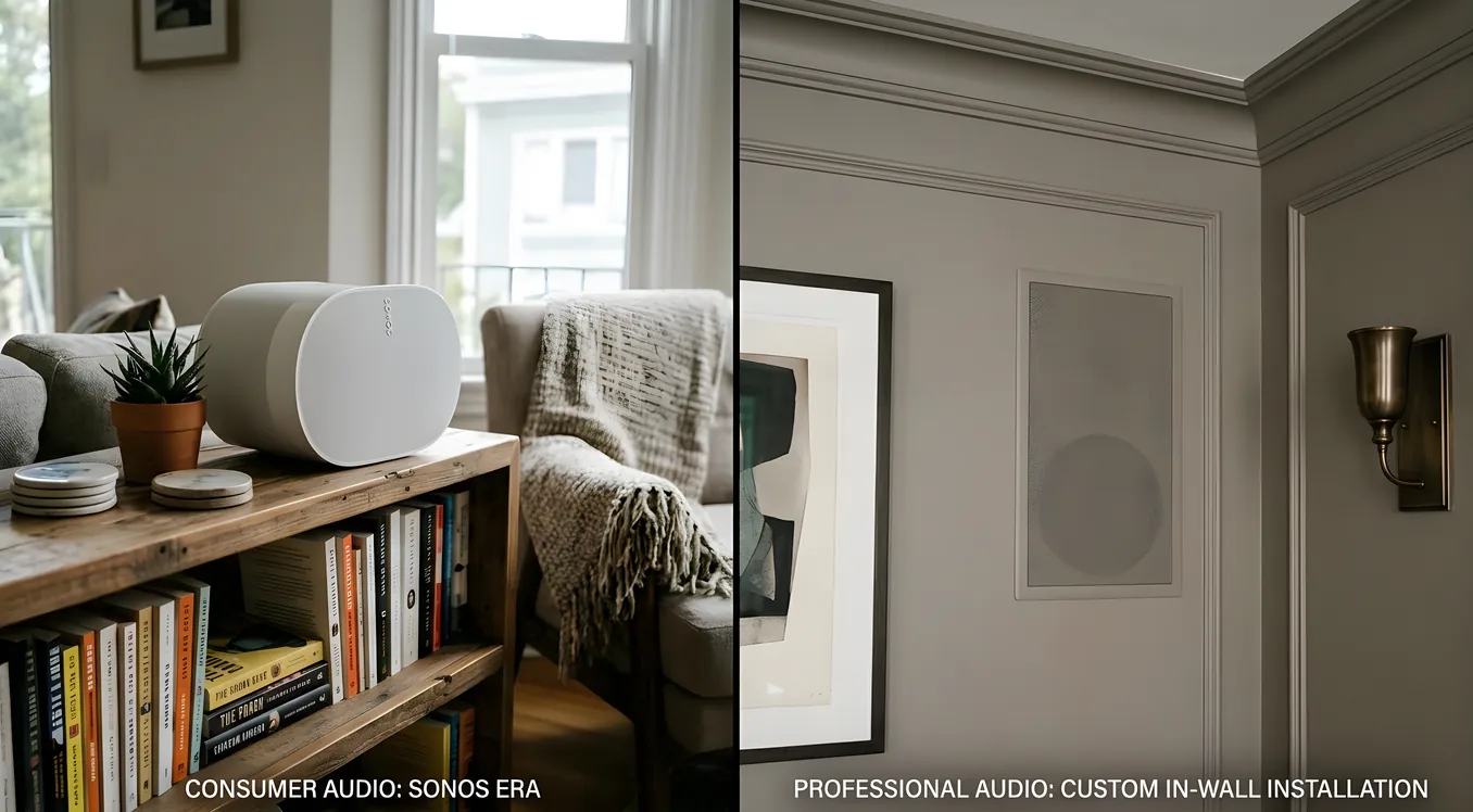 Sonos vs Custom-Installed Audio: Convenience vs Performance