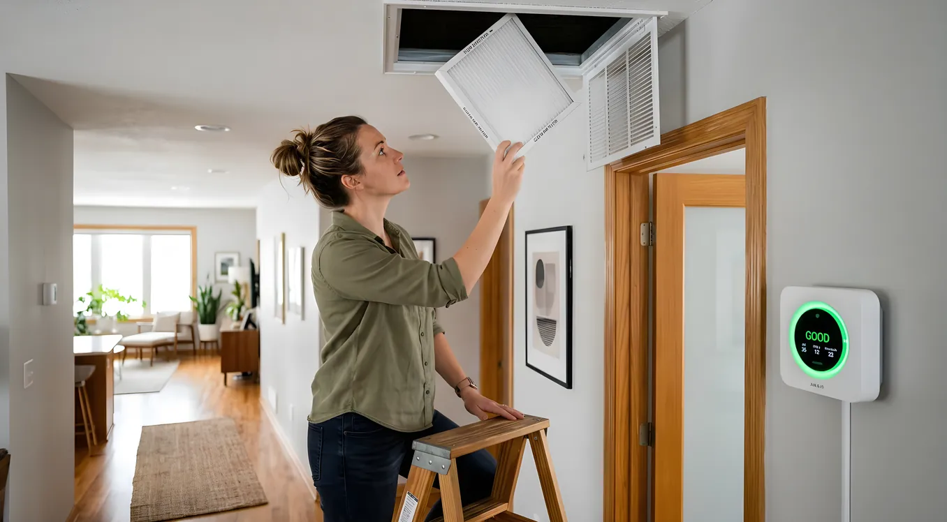 Smart HVAC Filters and Air Quality Monitoring