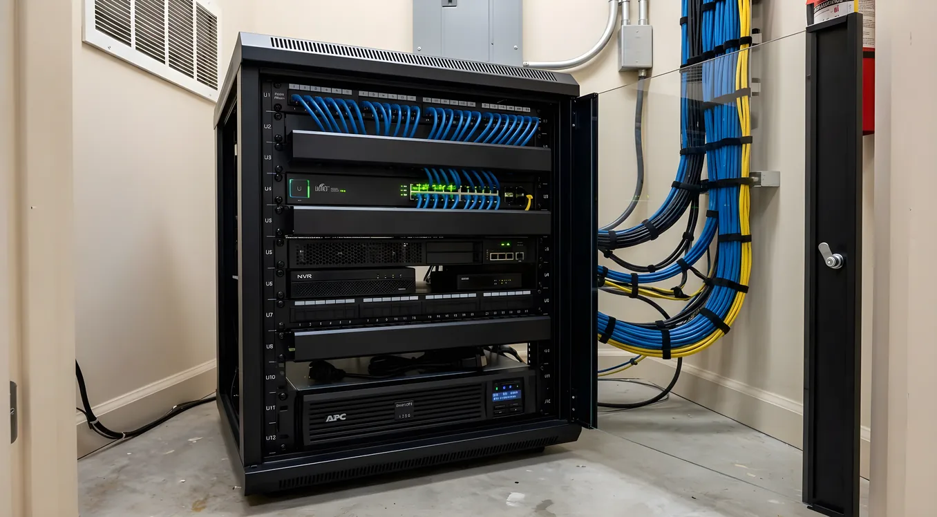 Network Rack and Closet Design for Residential Systems